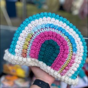 Boho crochet pillow decoration pillow